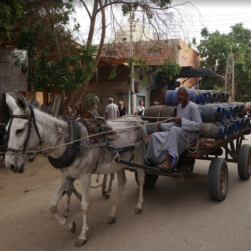 Dans le village de Kôm Ombo
